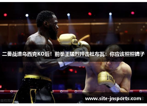 二番战遭乌西克KO后！前拳王猛烈抨击杜布瓦：你应该照照镜子